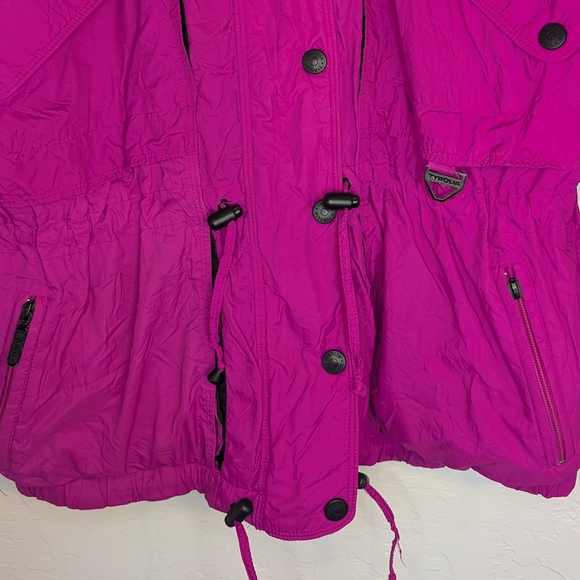 VTG 90s Hot Pink Tyrolia by Head Ski Jacket Retro Eclectic Maximalist Outerwear - Picture 3 of 11